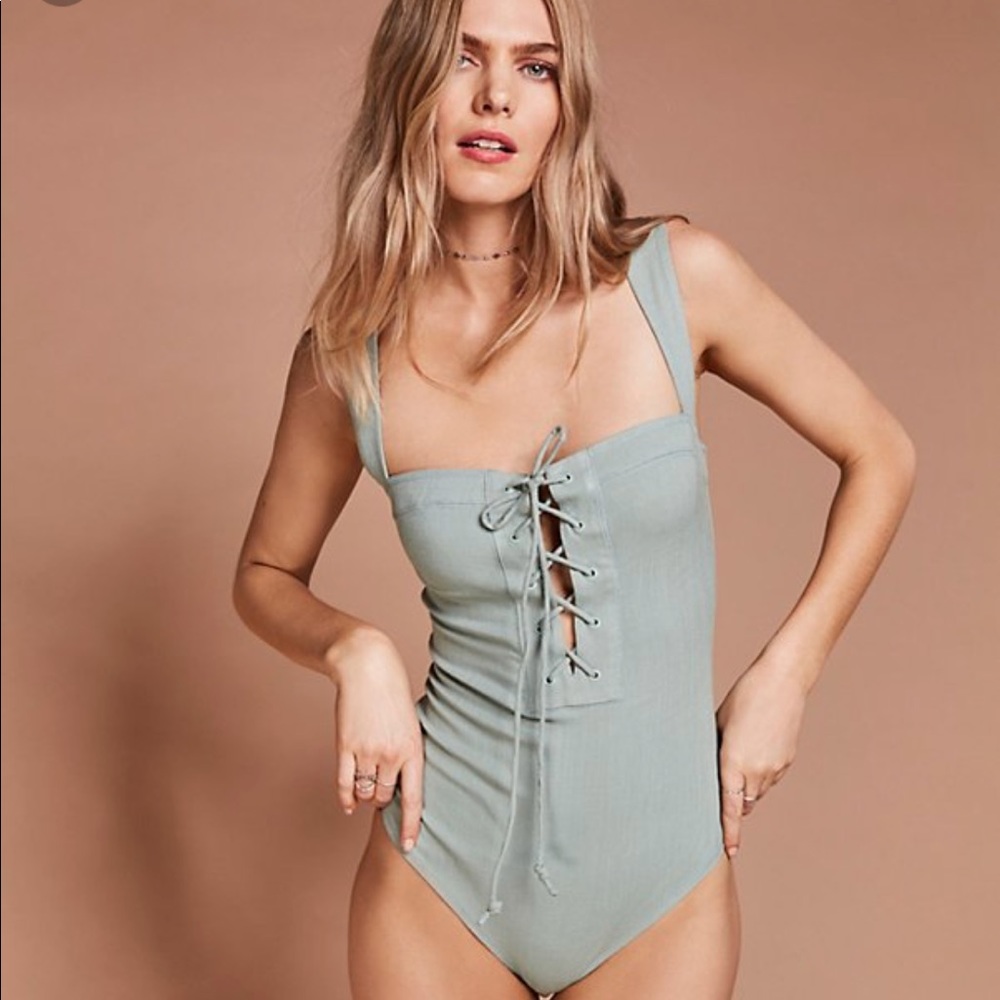 Free people philo green bodysuit